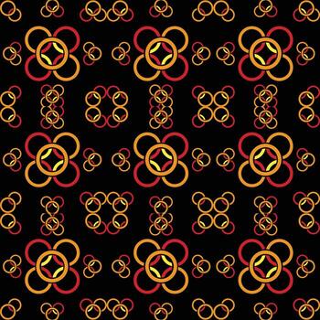 Seamless Pattern Background of Circle Shape vector