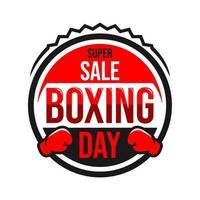graphic design illustration to commemorate world boxing day, for all your design needs, vector file in eps format