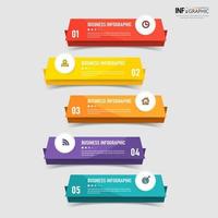 Infographic design business template vector