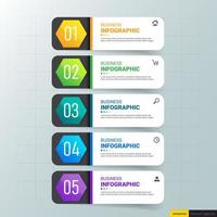 Infographics design template vector