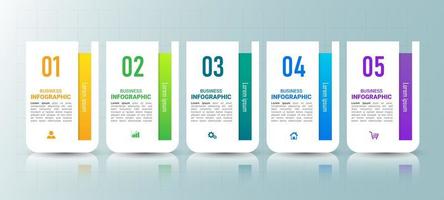 Infographics design template vector