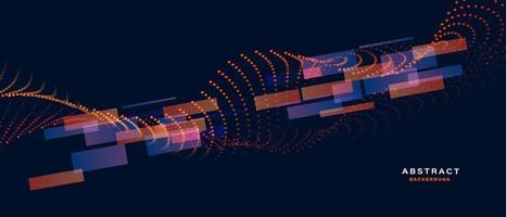 Abstract sport background with dynamic particle. vector