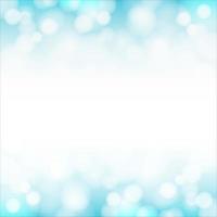 Abstract blue sky background with blurred bokeh light effect. vector