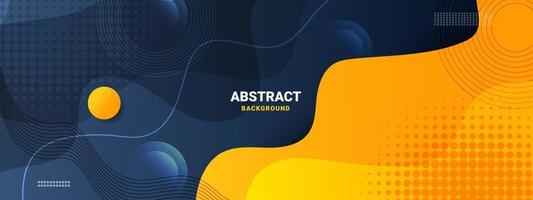 Abstract liquid color background with fluid gradient style. vector