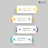Infographic design business template vector