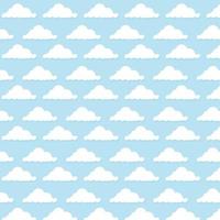 Vector Illustration Of Clouds Pattern