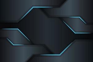 Modern Futuristic Technology Geometric Elegant Blue in Navy Background vector