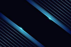 Diagonal Modern Minimalist Shiny Blue Line with Navy Background vector