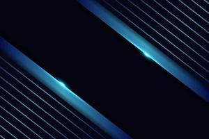 Diagonal Modern Minimalist Shiny Blue Line with Navy Background vector