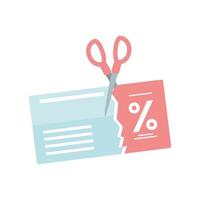 coupon discount market vector