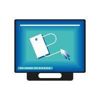 cyber monday website vector