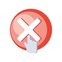 error click button vector