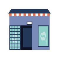 local business facade vector