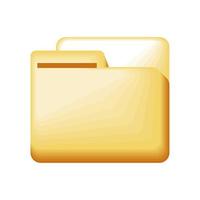 folder file icon vector