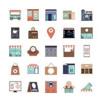 various small business vector