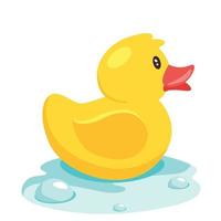 cute rubber duck vector