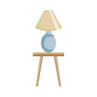 lamp on the table illustration