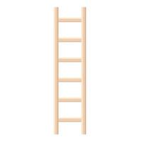 step ladder icon in flat style vector