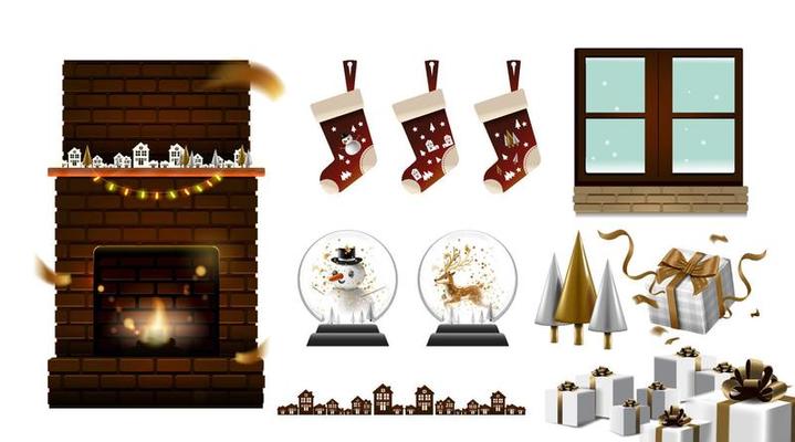 Merry Christmas and happy new year with decoration for christmas festival.