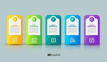 Infographic elements design template vector