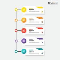 Infographic design business template vector