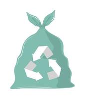 resuse bag recycle vector