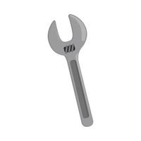 adjustable wrench tool vector