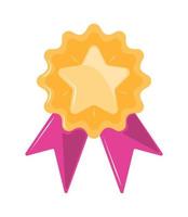 star medal prize vector