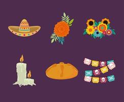 mexican day of the dead vector