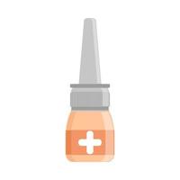 dropper medical bottle vector