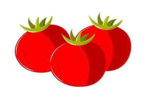 verduras tomates frescos vector