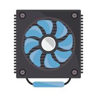 fan de la computadora vector