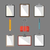 clipboards pencil clip vector