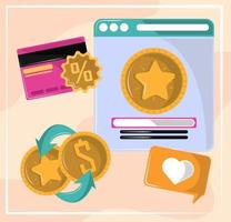 loyalty incentive program vector