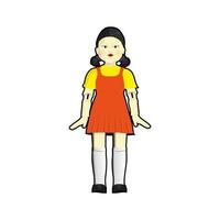 Korean giant doll vector image