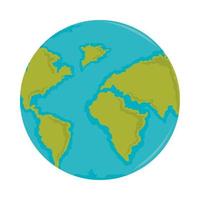 earth global icon vector