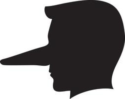 Man with Long Nose vector