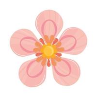 flower flat icon vector