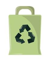 eco friendly bag vector