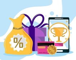 loyalty program theme vector