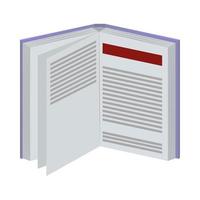open book read vector