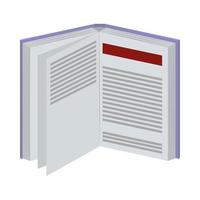 open book read vector