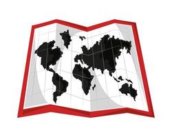 world map geography vector