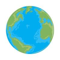 world globe map vector