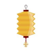 gold paper lantern vector