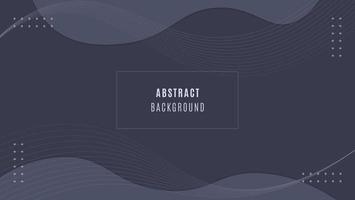 Minimal Modern Abstract Gray Background With Curve Shape and Flowing Lines. Good For Banner, Website, Wallpaper Or Presentation vector