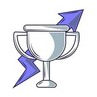 strategy trophy success vector