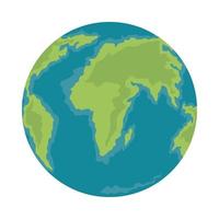 world globe map vector