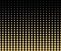 Abstract gold polka dot pattern. polka dot wave vector illustrator