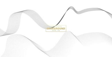 Abstract wavy stripes on a white background isolated. Wave line art, Curved smooth design. Vector illustration EPS 10.